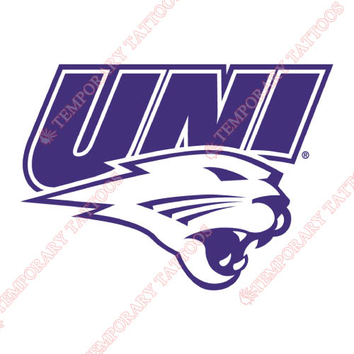 Northern Iowa Panthers Customize Temporary Tattoos Stickers NO.5668